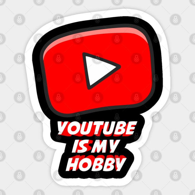 Youtube Is My Hobby Sticker by Purwoceng